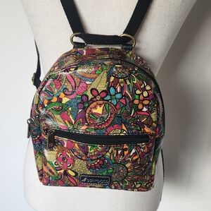 Sakroots Mini Crossbody Backpack Rainbow Spirit Desert Waterproof Handbag NWOT